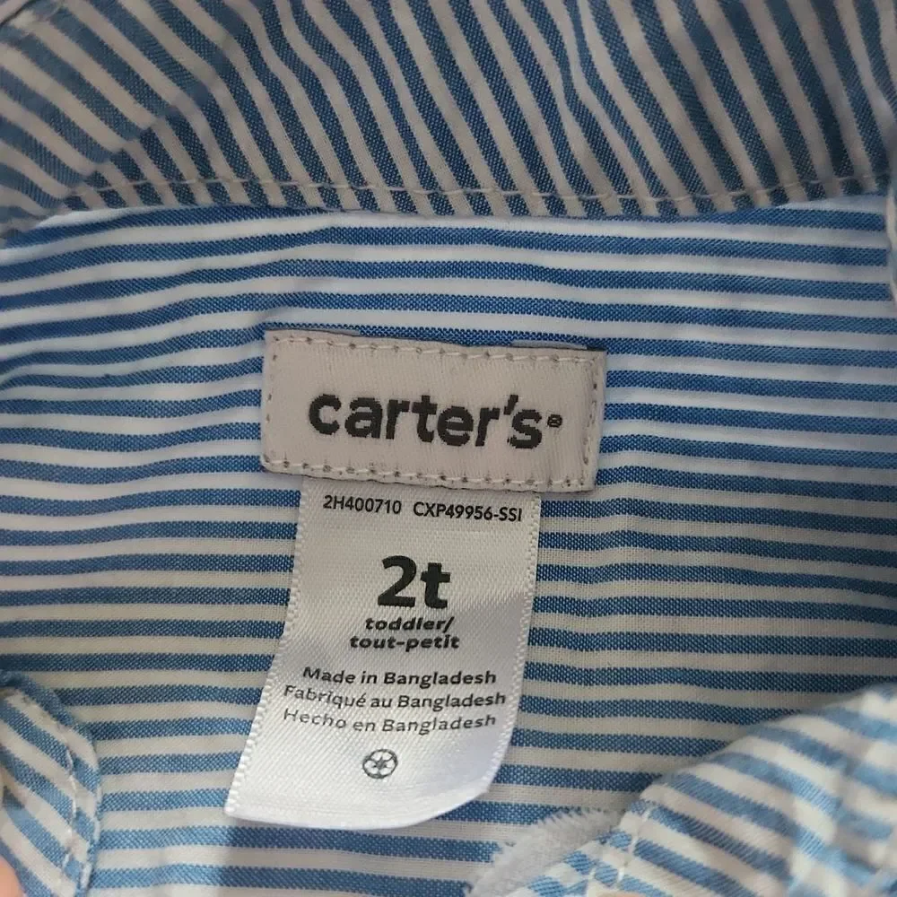 CARTERS Long Sleeve Button Down Shirt